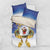 Samoa Christmas Bedding Set Snow Globe With Samoan Santa - Polynesian Pride