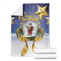 Samoa Christmas Blanket Snow Globe With Samoan Santa LT05 - Polynesian Pride