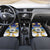 Samoa Christmas Car Mats Snow Globe With Samoan Santa - Polynesian Pride