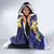 Samoa Christmas Hooded Blanket Snow Globe With Samoan Santa - Polynesian Pride