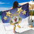 Samoa Christmas Sarong Snow Globe With Samoan Santa - Polynesian Pride