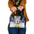 Samoa Christmas Shoulder Handbag Snow Globe With Samoan Santa - Polynesian Pride