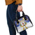 Samoa Christmas Shoulder Handbag Snow Globe With Samoan Santa - Polynesian Pride
