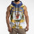 Samoa Christmas Sleeveless Zip Hoodie Snow Globe With Samoan Santa - Polynesian Pride