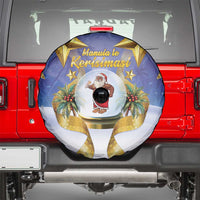 Samoa Christmas Spare Tire Cover Snow Globe With Samoan Santa LT05 - Polynesian Pride