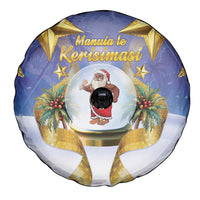 Samoa Christmas Spare Tire Cover Snow Globe With Samoan Santa LT05 - Polynesian Pride