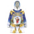 Samoa Christmas Wearable Blanket Hoodie Snow Globe With Samoan Santa - Polynesian Pride