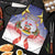 American Samoa Christmas Apron Seashell Santa Beach Vibes - Polynesian Pride