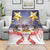 American Samoa Christmas Blanket Seashell Santa Beach Vibes - Polynesian Pride