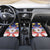 American Samoa Christmas Car Mats Seashell Santa Beach Vibes - Polynesian Pride