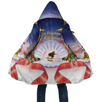 American Samoa Christmas Cloak Seashell Santa Beach Vibes LT05 Unisex Navy - Polynesian Pride