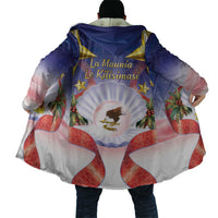 American Samoa Christmas Cloak Seashell Santa Beach Vibes LT05 - Polynesian Pride