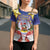 American Samoa Christmas Cross Shoulder Shirt Seashell Santa Beach Vibes - Polynesian Pride