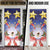 American Samoa Christmas Door Cover Seashell Santa Beach Vibes - Polynesian Pride
