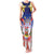 American Samoa Christmas Family Matching Tank Maxi Dress and Hawaiian Shirt Seashell Santa Beach Vibes - Polynesian Pride