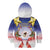 American Samoa Christmas Kid Hoodie Seashell Santa Beach Vibes - Polynesian Pride