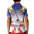 American Samoa Christmas Kid Polo Shirt Seashell Santa Beach Vibes - Polynesian Pride
