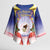 American Samoa Christmas Kimono Sleeve Blouse Seashell Santa Beach Vibes - Polynesian Pride