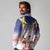 American Samoa Christmas Long Sleeve Polo Shirt Seashell Santa Beach Vibes - Polynesian Pride