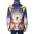 American Samoa Christmas Padded Jacket Seashell Santa Beach Vibes - Polynesian Pride
