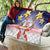 American Samoa Christmas Quilt Seashell Santa Beach Vibes - Polynesian Pride