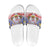 American Samoa Christmas Slide Sandals Seashell Santa Beach Vibes - Polynesian Pride