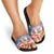 American Samoa Christmas Slide Sandals Seashell Santa Beach Vibes - Polynesian Pride