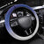 American Samoa Christmas Steering Wheel Cover Seashell Santa Beach Vibes - Polynesian Pride