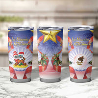 American Samoa Christmas Tumbler Cup Seashell Santa Beach Vibes LT05 - Polynesian Pride