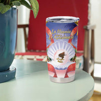 American Samoa Christmas Tumbler Cup Seashell Santa Beach Vibes LT05 - Polynesian Pride