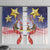 American Samoa Christmas Window Curtain Seashell Santa Beach Vibes - Polynesian Pride