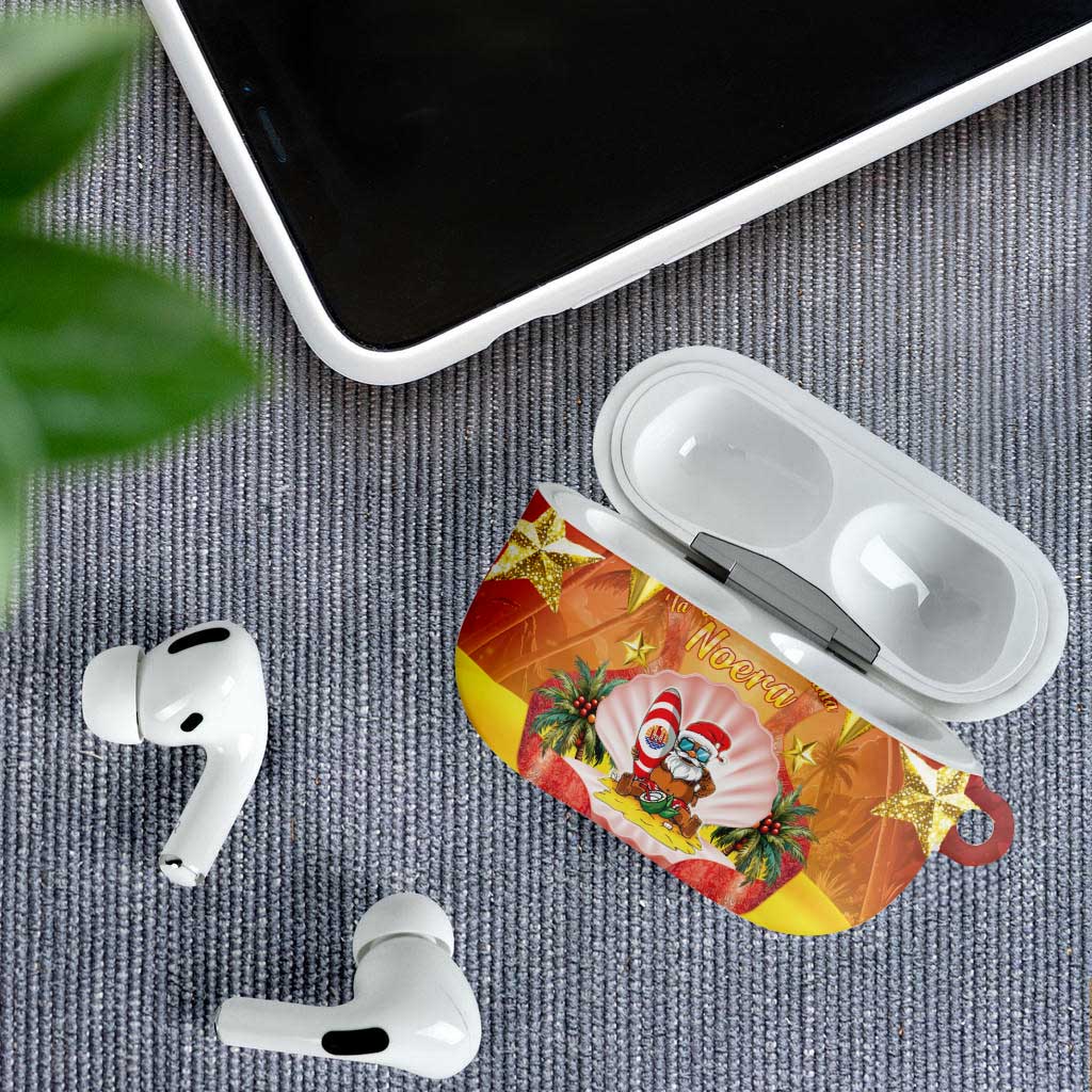 French Polynesia Christmas AirPods Case Seashell Santa Beach Vibes LT05 - Polynesian Pride