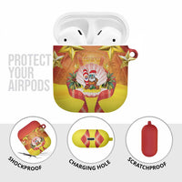 French Polynesia Christmas AirPods Case Seashell Santa Beach Vibes LT05 - Polynesian Pride