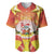 French Polynesia Christmas Baseball Jersey Seashell Santa Beach Vibes - Polynesian Pride