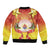 French Polynesia Christmas Bomber Jacket Seashell Santa Beach Vibes - Polynesian Pride