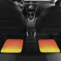 French Polynesia Christmas Car Mats Seashell Santa Beach Vibes LT05 Set 2pcs - Back Orange - Polynesian Pride