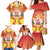 French Polynesia Christmas Family Matching Mermaid Dress and Hawaiian Shirt Seashell Santa Beach Vibes - Polynesian Pride