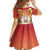 French Polynesia Christmas Family Matching Off The Shoulder Long Sleeve Dress and Hawaiian Shirt Seashell Santa Beach Vibes - Polynesian Pride