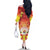 French Polynesia Christmas Family Matching Off The Shoulder Long Sleeve Dress and Hawaiian Shirt Seashell Santa Beach Vibes - Polynesian Pride