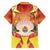 French Polynesia Christmas Family Matching Short Sleeve Bodycon Dress and Hawaiian Shirt Seashell Santa Beach Vibes - Polynesian Pride