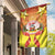 French Polynesia Christmas Garden Flag Seashell Santa Beach Vibes - Polynesian Pride