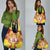 French Polynesia Christmas Grocery Bag Seashell Santa Beach Vibes - Polynesian Pride