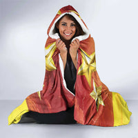 French Polynesia Christmas Hooded Blanket Seashell Santa Beach Vibes LT05 - Polynesian Pride