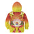 French Polynesia Christmas Kid Hoodie Seashell Santa Beach Vibes - Polynesian Pride