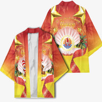 French Polynesia Christmas Kimono Seashell Santa Beach Vibes LT05 - Polynesian Pride