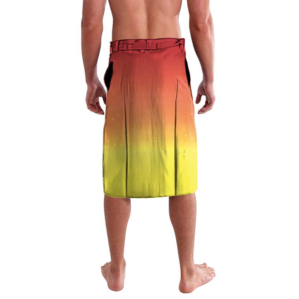 French Polynesia Christmas Lavalava Seashell Santa Beach Vibes LT05 - Polynesian Pride