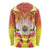 French Polynesia Christmas Long Sleeve Shirt Seashell Santa Beach Vibes - Polynesian Pride