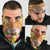 French Polynesia Christmas Neck Gaiter Seashell Santa Beach Vibes - Polynesian Pride