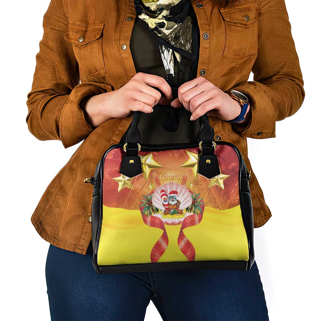 French Polynesia Christmas Shoulder Handbag Seashell Santa Beach Vibes LT05 - Polynesian Pride