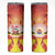 French Polynesia Christmas Skinny Tumbler Seashell Santa Beach Vibes - Polynesian Pride